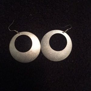 Gold hoop earrings